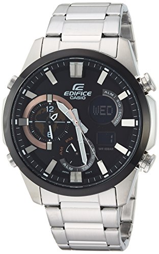 Casio Men's 'Edifice' Quartz Stainless Steel Casual Watch, Color:Silver-Toned (Model: ERA-500DB-1ACR)