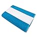 KAUFMAN- SET OF 4 TURQUOISE CABANA BEACH AND POOL TOWELS. 100% COTTON
