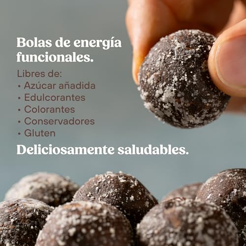 Dat Snack Bolas de Energía de Dátil con Cacao, Coco y Almendra, Snack Saludable Sin Azúcar Añadida, Solo 5 ingredientes con Proteína Vegetal y Fibra (3 Pack, 360g total)