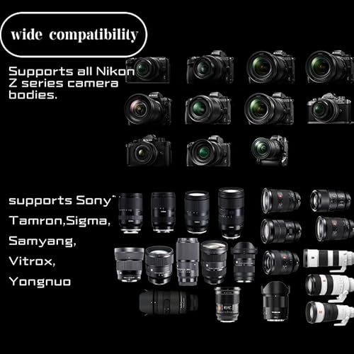 YDPSY FM-ETZ PRO AutoFocus E Mount Lens Mount Adapter to Nikon Z