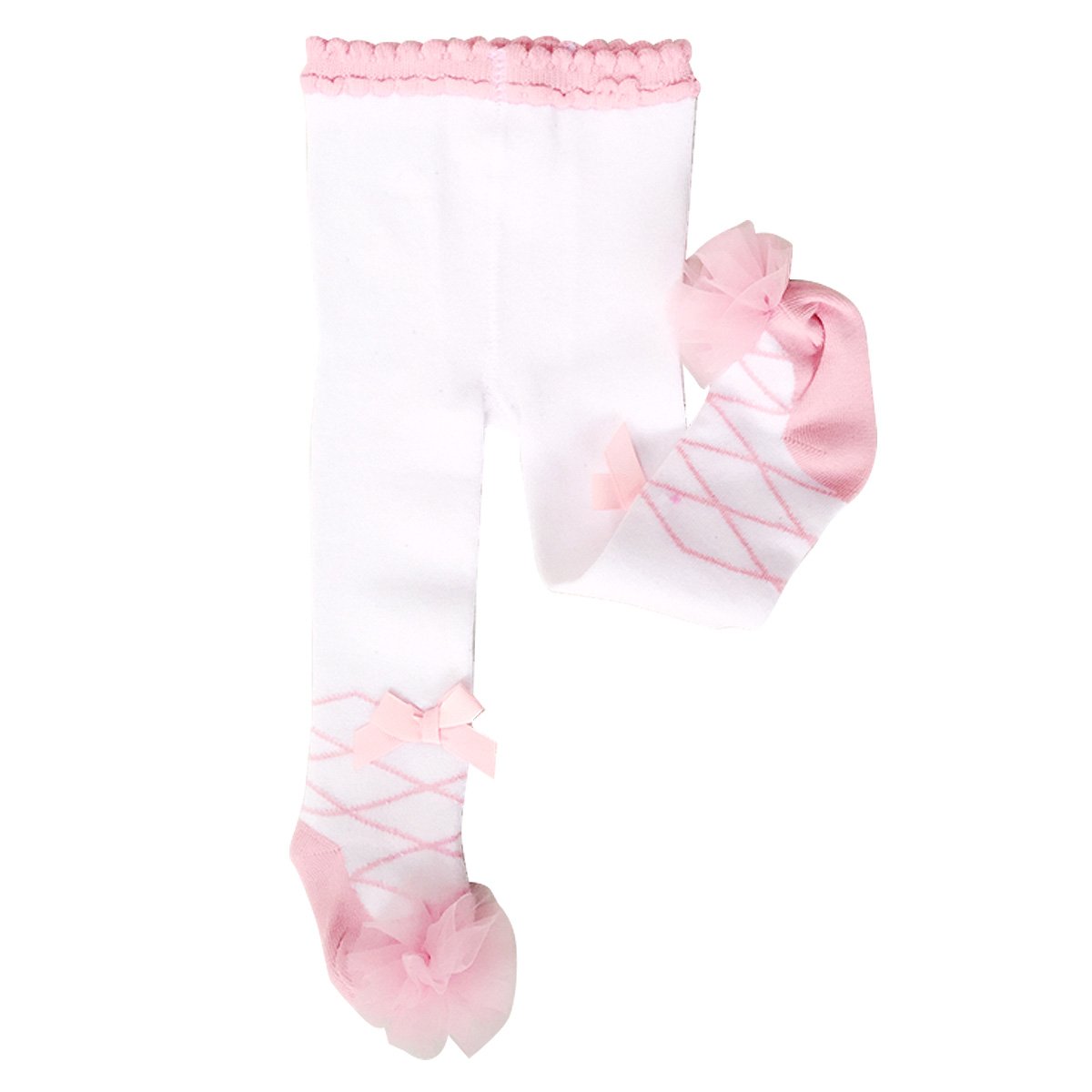 baby tights with ballet shoe