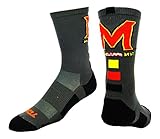 TCK Maryland Terps Baseline Crew Socks