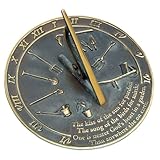 Rome RM2307 Brass Sundial "Kiss of the