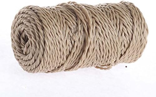 200 Yards of Shiny Sand-colored Two-ply Poly Twine for Crafting, Finishing and Creating