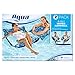 Aqua Monterey Hammock 2 Pack, 4-in1- Multi-Purpose Inflatable Pool Float, Portable, Premium Fabric, Fade, & Stain Resistant, Blue.