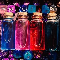 Miukada Small Glass Jars with Cork Lids 120