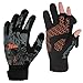 KastKing Mountain Mist Fishing Gloves – Cold Winter Weather Fishing Gloves – Fishing Gloves for Men and Women – Ideal as Ice Fishing, Photography, or Hunting Gloves(Blackout, Small)