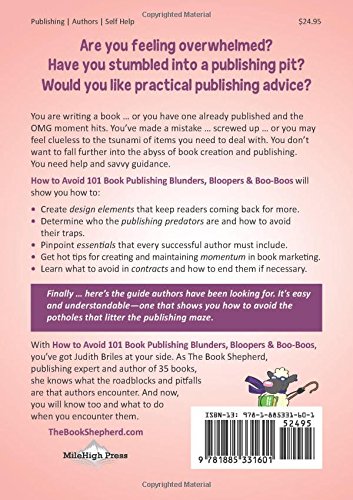 How To Avoid 101 Book Publishing Blunders Bloopers And Boo - 