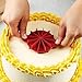 Cake Boss Tools and Gadgets 2-Piece Plastic Cake Slice Marker Set, Red -