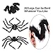 GABOSS Halloween Giant Spider Plush Scary Spider Toys for Kids Halloween Party Decorations or Haunted House Decor