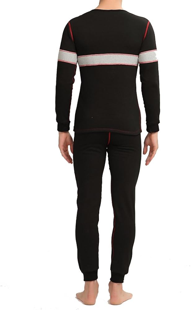 Louis Rouse Men's Thermal Underwear Set Fleece Inside Added at  Men’s Clothing store
