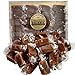 Fleur De Sel Sea Salt Caramels : Gourmet Food Candy | 24 Pieces Individually Wrapped | Handmade with Real Butter by NomNom Delights