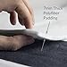 Eversmooth Ironing Board Cover - Cut Iron Time by 40% - Old School Quality - Zero Staining, 100% Cotton, Silicone Coated, Integrated Pad, Scorch Resistant, Draw String - 15