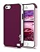 LoHi iPhone 5s / 5 / Se Case, Wine Red [Extra Front Raised Lip] Hybrid Impact Shockproof Rugged Soft TPU Hard PC Bumper Anti-Slip Cover