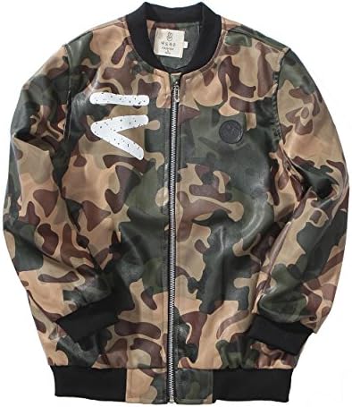 Encontrar Camouflage Leather Jacket, Boys Camo Outerwear Size 3-4T