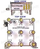 EXTREME 8 WAY BALANCED HD DIGITAL 1GHz HIGH PERFORMANCE COAX CABLE SPLITTER - BDS108VF by Extreme