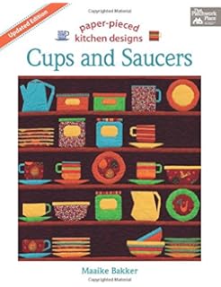 Cups And Saucers Paper Pieced Kitchen Designs Maaike - 