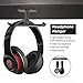Headphone Hanger Aluminum Headset Holder, Link Dream Gaming Headset Headphone Hook Holder Hanger Mount Under Desk with Cable Organizer for All Headphonesthumb 4