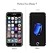 LETOOR Apple iPhone 7 6 Screen Protector Tempered Glass Film 9H Hardness HD Premium Anti-Burst Anti-Fingerprint Anti-Bubble Film (iPhone 7 (4.7inch))