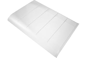 Healvian Wall Mounted Mailbox Rain Cover Plate for Outdoor Use, Weatherproof Plastic Shield with Easy Wall