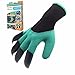 Garden Genie Gloves, Inf-way Right Hand Claws Gardening Gloves, Quick & Easy to Dig & Plant, Safe for Rose Pruning - As Seen On TV (Right Hand Claw 1 pair)