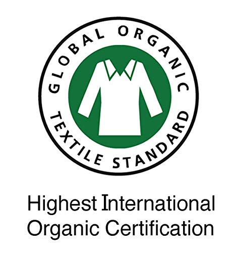 6 Pack Extra Large GOTS Certified Organic Cotton Burp Cloths, Unisex, Reversible, with 3 Layer Inner Fleece Absorbency, 10"x22", Neutral Patterns Boys and Girls