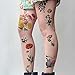 Tattify Bright Colorful Flower Temporary Tattoos - The Secret Garden (Complete Set of 16 Tattoos - 2 of each Style) - Individual Styles Available - Fashionable Temporary Tattoos