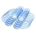 [20PCS/Pack]Dental Tools,Nurbo C-Shape Retractor Intraoral Cheek Lip Mouth Opener for Watch Ya' Mouth Game[M Size, Blue]