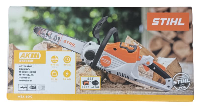 Stihl MSA60.0 C-B Cordless Chainsaw Lightweight and Comfortable to Use - For photo 7