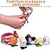 FUN LITTLE TOYS 72 PCs Halloween Party Supplies Toy Assortment Goodie Bags for Kids Trick-or-Treat Bags, Prefect Halloween Party Decorations