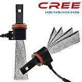 QuakeWorld H8/H9/H11/H16(JP) LED Headlight Bulb 5000LM 6500K Led Headlight Conversion Kit Fit Audi Buick Chevrolet Chrysler Dodge Ford GMC Honda Jeep Kia Land Rover Lexus Mazda Nissan Toyota Fiat