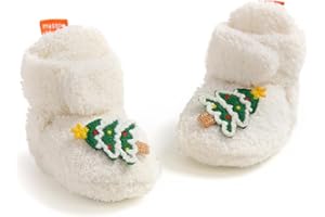 QWZban Baby Booties Infant Newborn Boys Girls Slippers Warm Crib Sock Shoes Indoor First Walkers Prewalker
