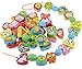 Elloapic 63 Piece Colorful Wood Animal Pair On The Rope Lacing Beads Early Teaching Toy