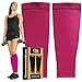 Top Calf Compression Sleeve Men Women, Perfect for Running, Training, Travel, Cycling, Hiking, Relieves Lower Leg Pain, Shin Splint, Best for Recovery (Pink, Medium, Calf Diameter 12
