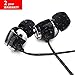 In-Ear Headphones with Microphone, Bili-Fox Sports Bass Wired Earbuds Universal Stereo Earphones Noise Isolating