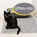 Premium Large Cat Litter Mat 35" x 23", Traps Messes, Easy Clean, Durable, Litter Box Mat with Scatter Control - Soft on Kitty Paws