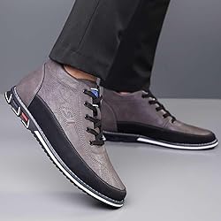 mitvr Men's Casual Dress Boots Motorcycle Boots