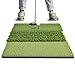 Rukket Tri-Turf Golf Hitting Grass Mat | Realistic Fairway & Rough | Portable Driving, Chipping, Training Aids | Backyard & Indoor Practice
