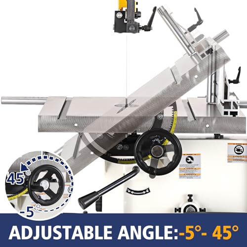 Band Saw, 14 Inch Bandsaw for Woodworking, 1445 & 2950 FPM Dual-Speed photo 11