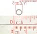 VALYRIA 1000pcs Silver Tone Stainless Steel Open Jump Rings Connectors 5(1/4