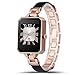 LEMFO LEM2 Bluetooth Smart Watch Fashion Female Women Smartwatch Heart Rate Monitor MTK2502C APK for Apple IOS Android Phone (Gold)