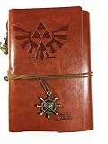 Vintage PU Leather Notebook for Diary, Travel journal and Note,card holder-Legend of Zelda (Basic)