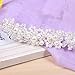 Vktech® New Crystal Faux Pearl Flower Party Bridal Headband Hair Band Tiara