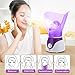 Bromose Face Steamer Warm Mist Moisturizing Facial Steamer Hot Mist Humidifier Hot Mist Clear Home SPA Skin Care for Pores Acne Blackheads Interior Nano Sprayer Face Humidifier