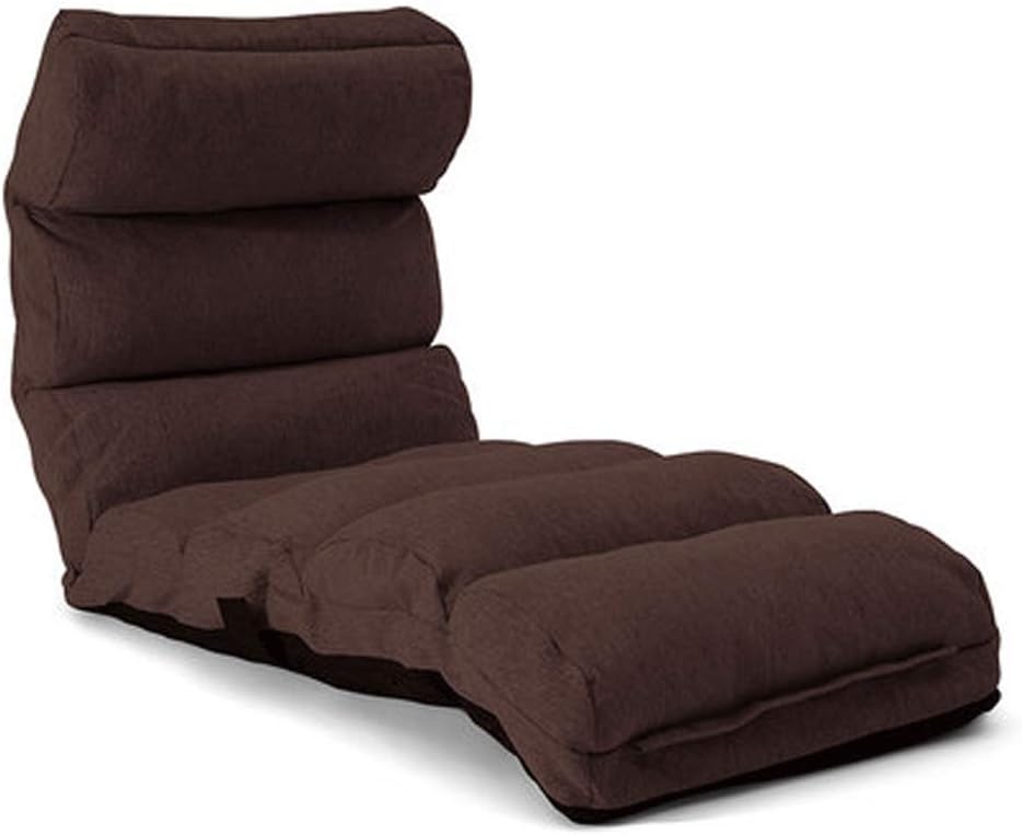 Leisure sofa bed, foldable, adjustable floor, recliner, futon mattress, suitable for casual reading, watching movies-coffee