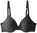 Hanes Women's Ultimate T-Shirt Soft Foam Underwire, Black Heather, 36B