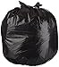 AmazonBasics 44 Gallon Large Trash Can Liner, Lawn and Leaf, 1.1 mil, Black, 150-Count