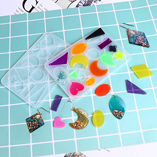 3 LETS+RESIN+Earring+Silicone+Including