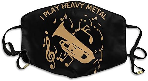 I Play Heavy Metal Tuba Music Anti Dust Mouth Masks Anti Pollution Breathable Mask Suitable For Men Women