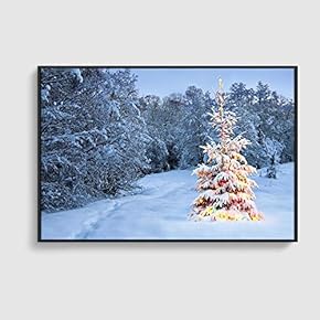 SIGNFORD Framed Canvas Home Artwork Decoration Merry Christmas...